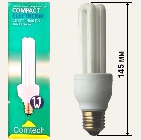Лампа энергосберегающая 2U 11 вт Е27