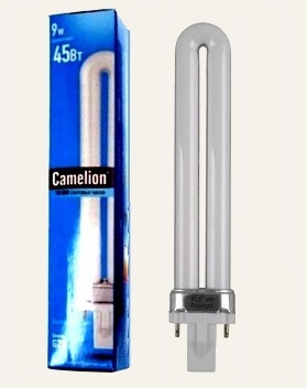 Лампа U-образная 9 вт camelion